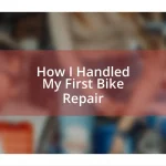 How I Handled My First Bike Repair
