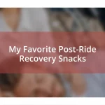 My Favorite Post-Ride Recovery Snacks
