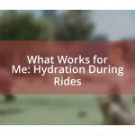 What Works for Me: Hydration During Rides